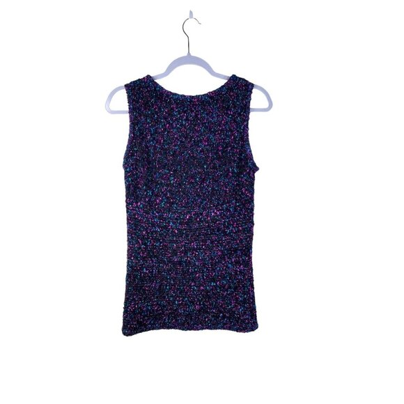 Silk Assets Diane Von Furstenberg Multicolor Silk Sleeveless Y2K 90’s Top - Picture 6 of 8